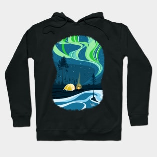 Northern lights pitch Hoodie